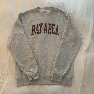 Brandy Melville Gray Bay Area Sweatshirt
